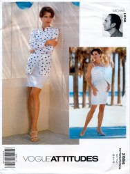 2684 LEVA LONGER ZIP JACKET, STRAPPY DRESS,SKIRT PATTERN 6-10